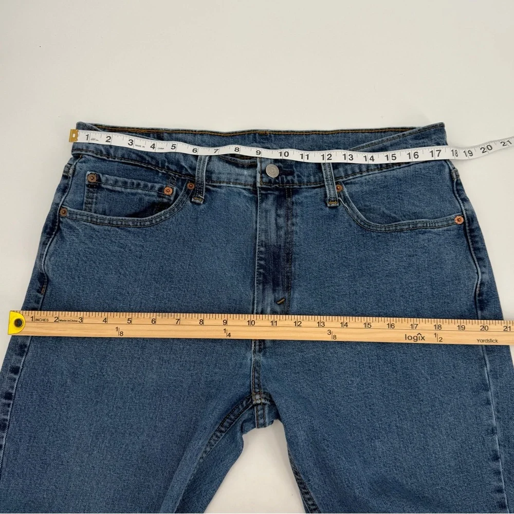 Levi’s Jeans Men’s 36x30 Blue Denim 514 Straight Fit Cotton Blend READ